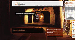 Desktop Screenshot of historische-felsengaenge.de